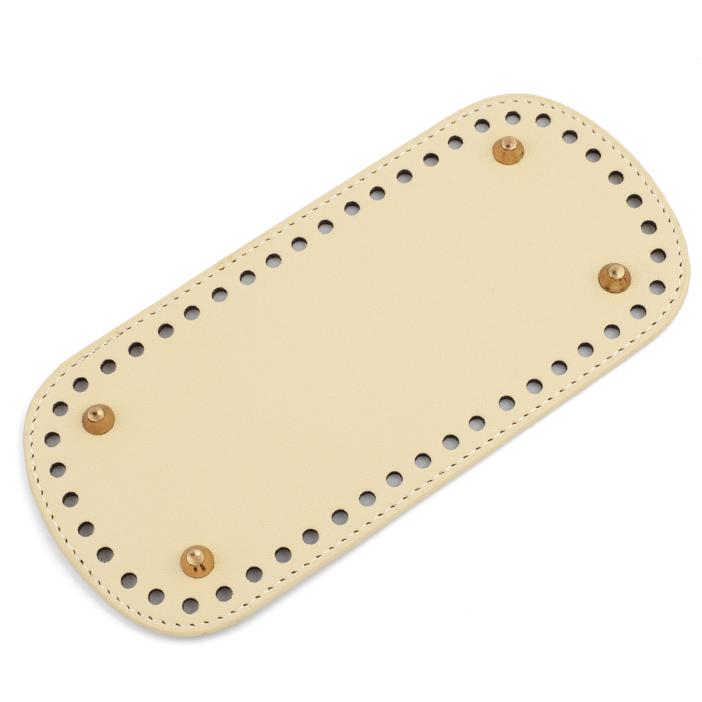 diy手工编织包配件pu十字纹22 * 10 厘米长包底 KZBT075